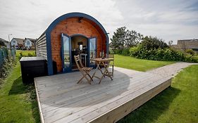 Spring Tide Cliff Top Glamping Pod With Direct Sea Views